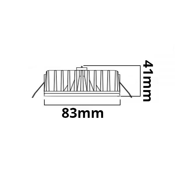 ISOLED LED Einbaustrahler Sys-90 MiniAMP 10W 24V DC 4000K CRI92 dimmbar (exkl. Cover)