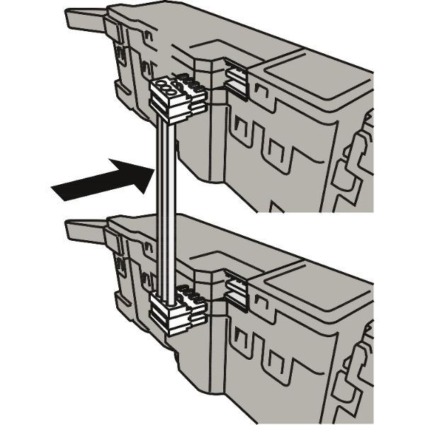 blum SERVO-DRIVE Synchronisationskabel, Länge 1200, KS weiß