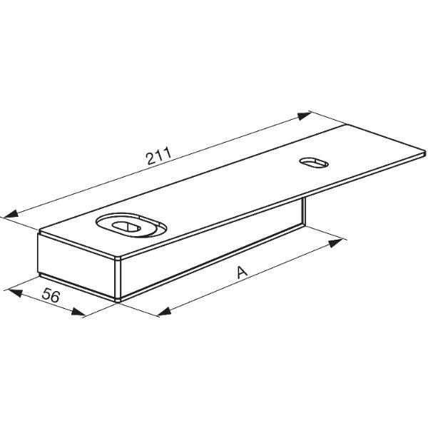 GU Thermostep 204 Rahmen-Eckverbinder-Set unten IV88/90/92