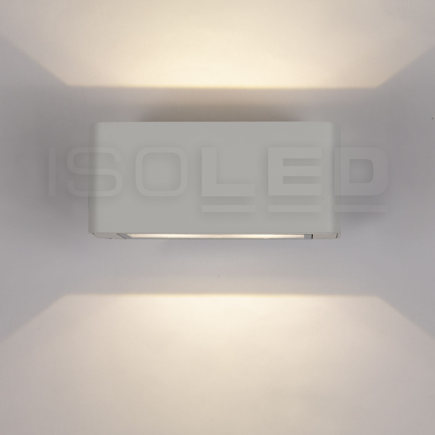 ISOLED LED Wandleuchte Up&Down 4x3W CREE IP54 weiß warmweiß