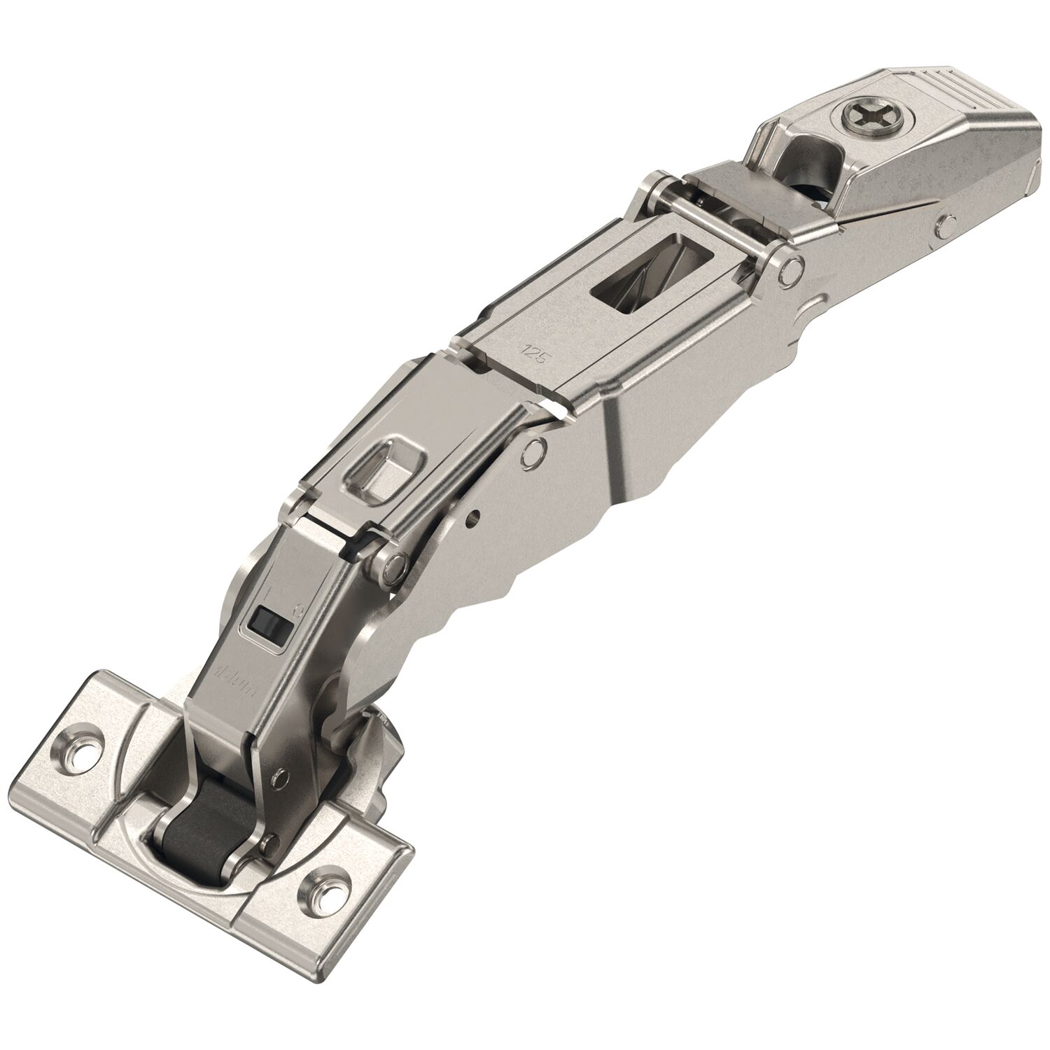 blum CLIP top BLUMOTION Profiltürscharnier 125°, gerade mit Feder, Schrauben