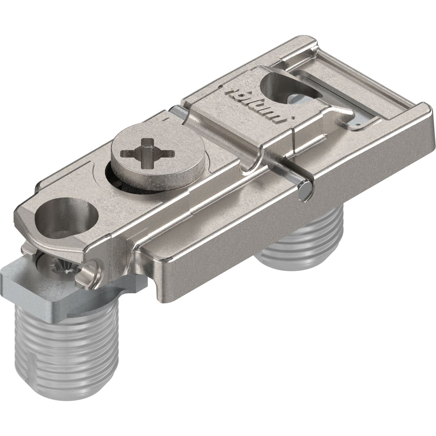 blum CLIP Exzenter Montageplatte gerade Zink Einpressen Distanz 0mm