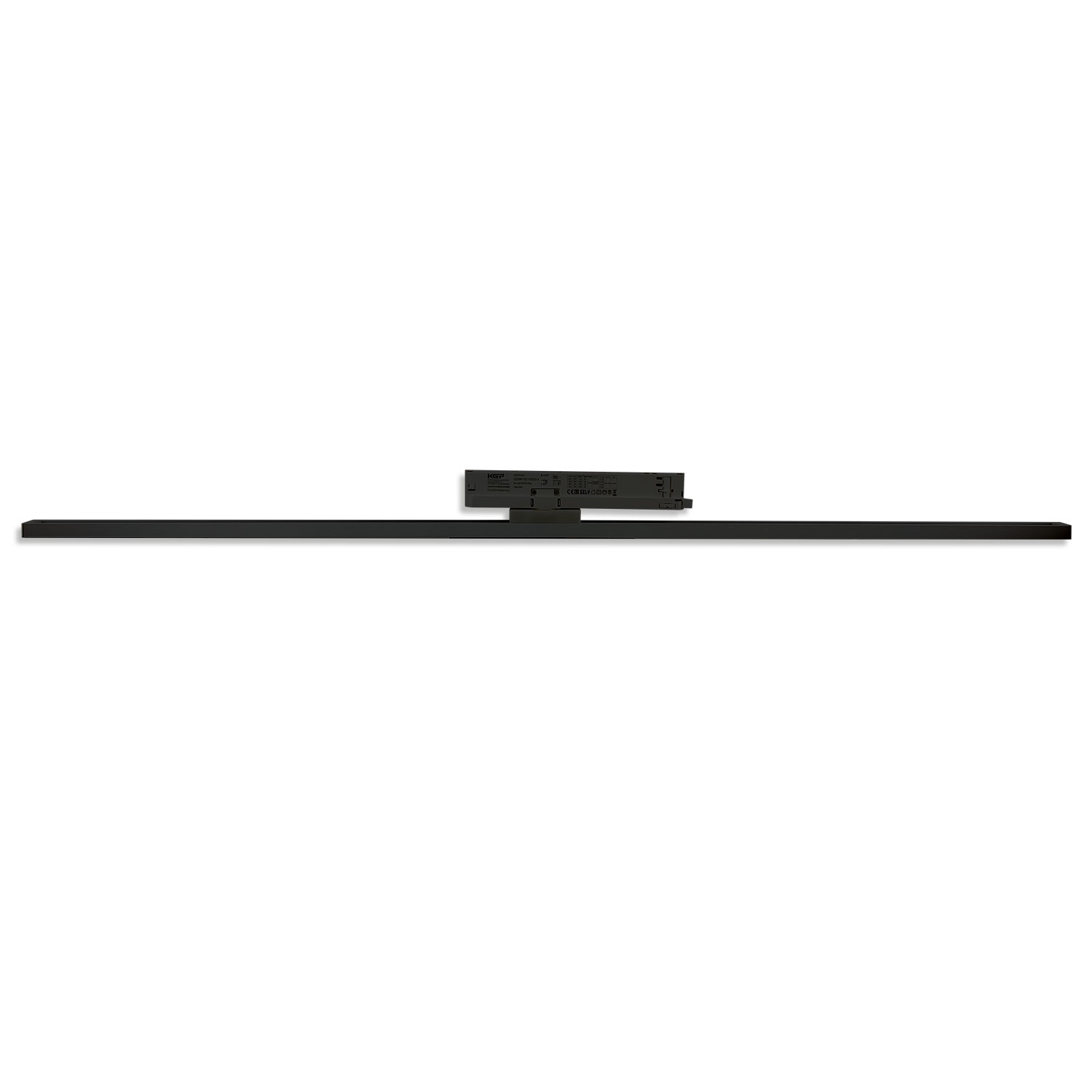 ISOLED 3-PH Linearleuchte prismatisch 120cm 40W schwarz 3000|3500|4000K CRI90 DALI dim