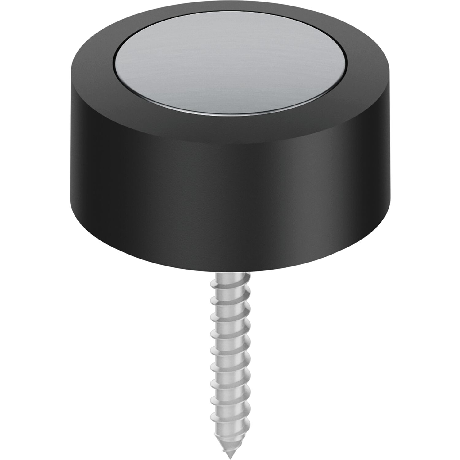 FSB Bodentürpuffer 38 3878 ø 48 mm, Höhe 24 mm, Edelstahl matt