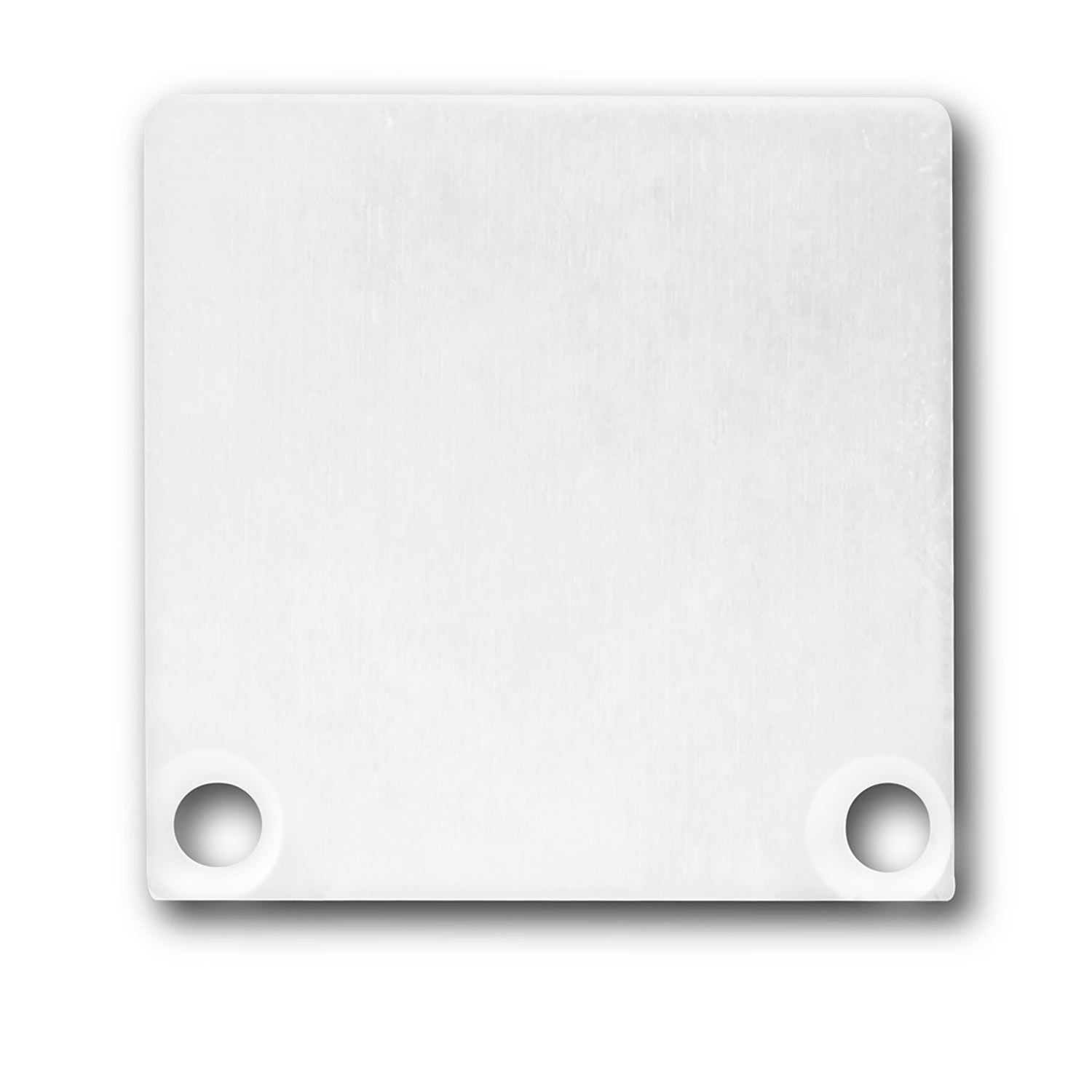 ISOLED Endkappe EC47 Alu weiß RAL 9010 für SURF/DIVE24 mit COVER10 2 STK inkl. Schrauben