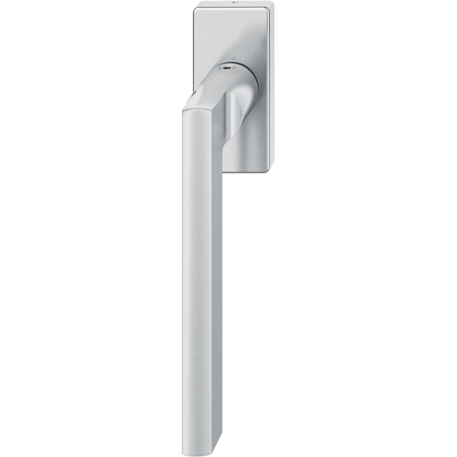FSB Fenstergriff eckige Rosette Edelstahl matt
