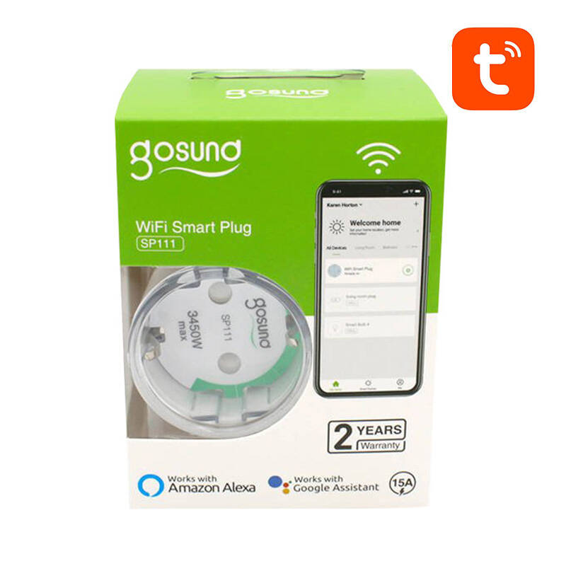 Gosund Smarte Steckdose 16A SP111 3680W WiFi Tuya (4Stk)