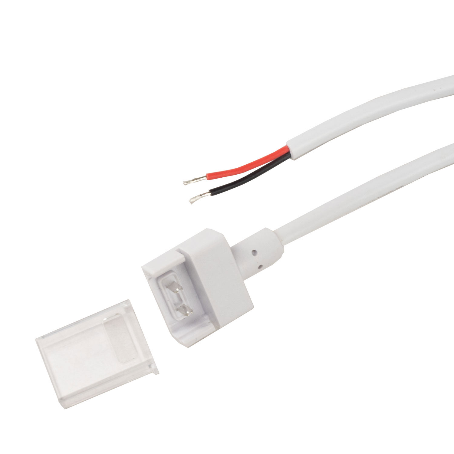 ISOLED Kontakt-Kabelanschluss 200cm O1-212 für 2-pol. IP68 Flexstripes mit Breite 12mm und Pitch >8m