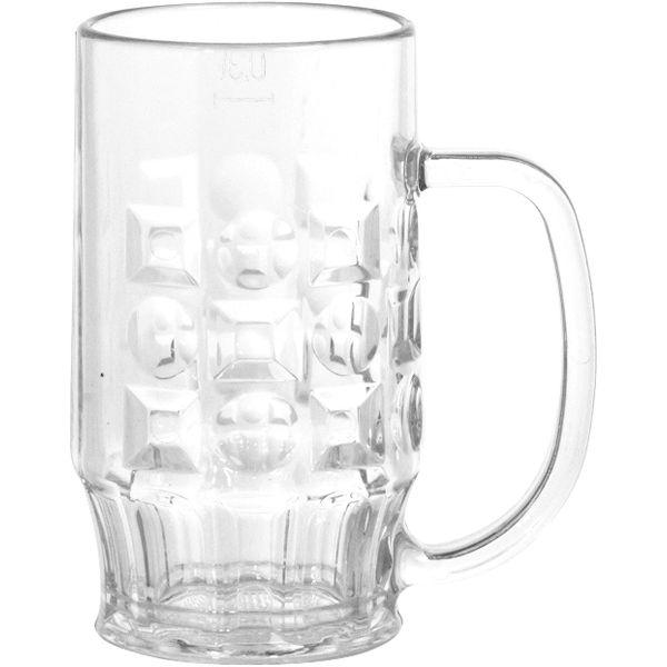 Bierkrug Polycarbonat, Inhalt: 0,50 Liter, Höhe: 156 mm, ø: 83 mm