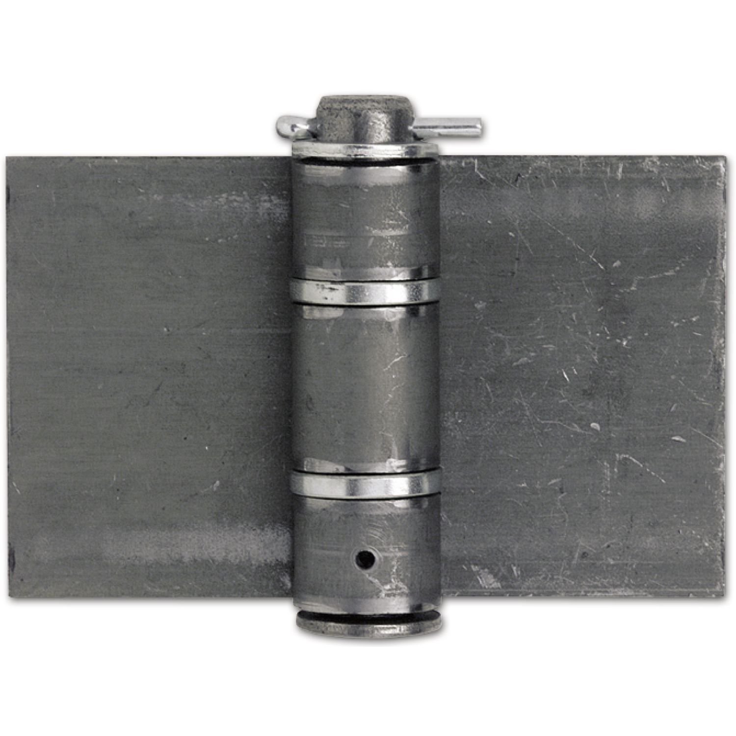 Anschweißband schwer, 160 x 120 x 5 mm, Stahl blank