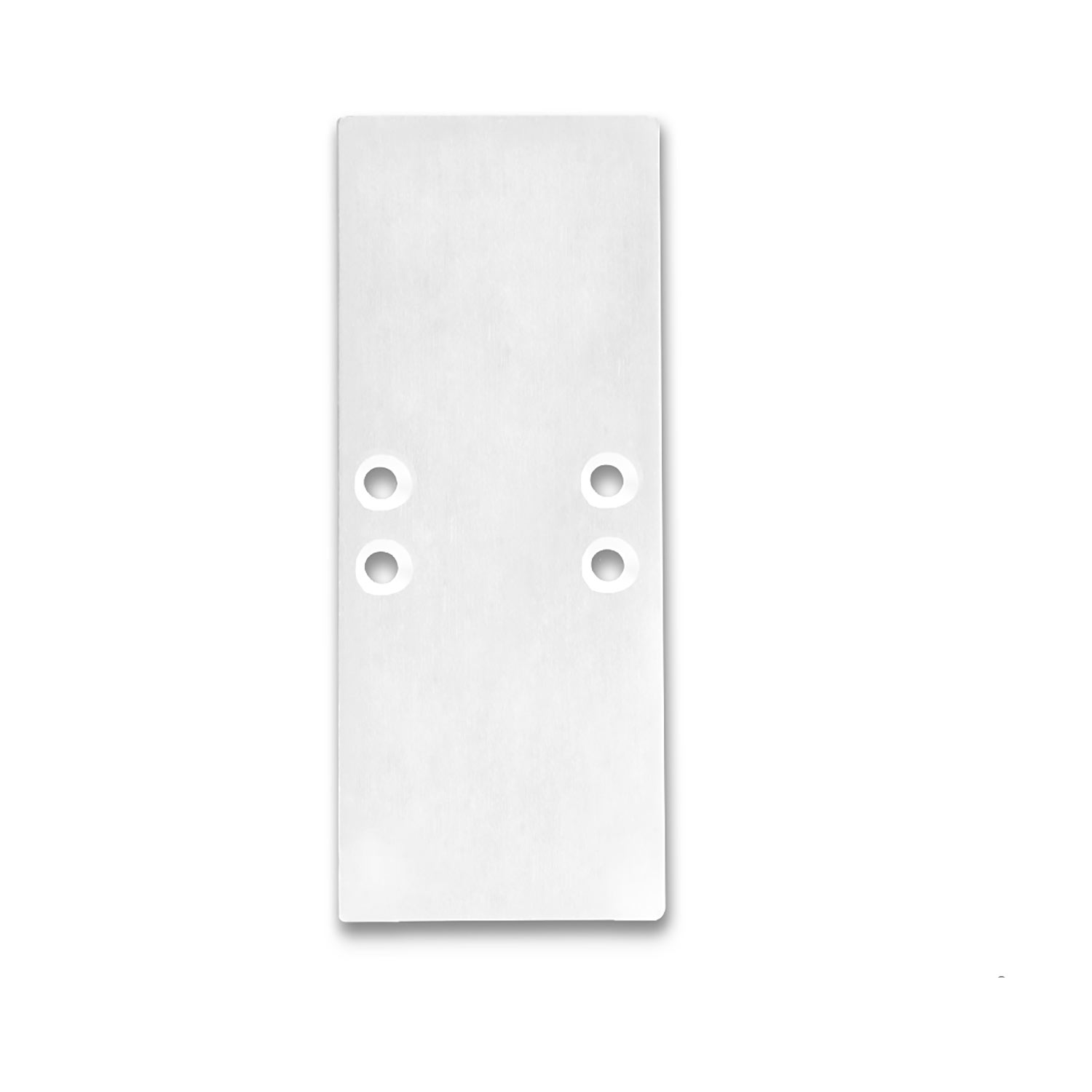 ISOLED Endkappe EC66 Aluminium weiß RAL9003 für Profil 2SIDE 2 STK inkl. Schrauben