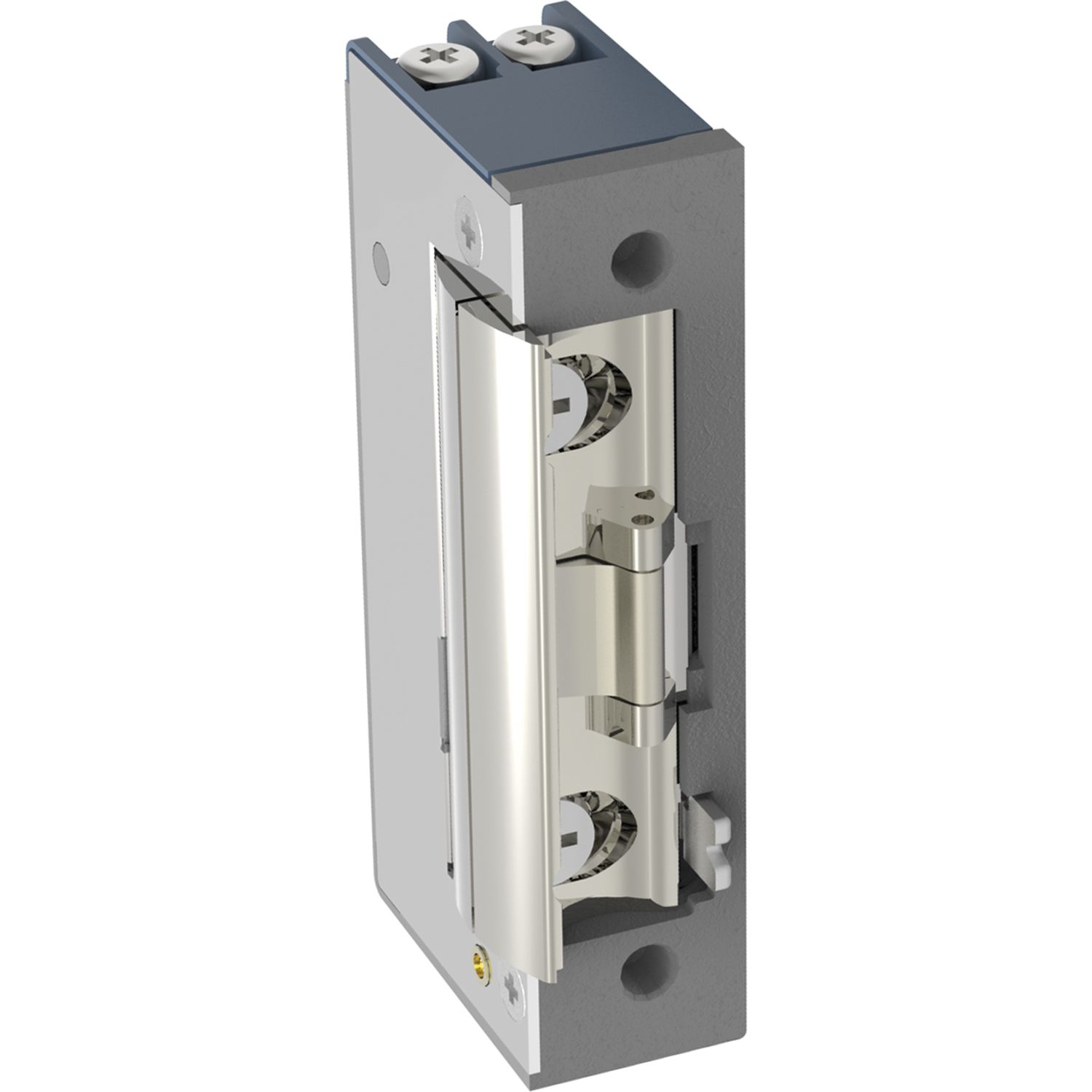 O & C Türöffner 53B10, 6-12 V, m. mech.Entriegelung u. Arretierung, ohne Schließblech