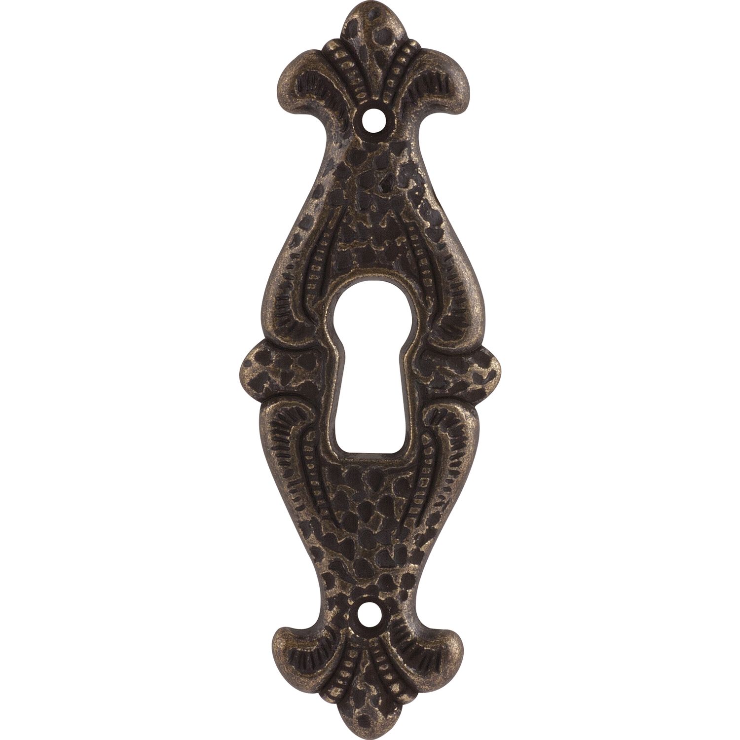 SIRO Schlüsselschild Faial Breite 25 mm, Höhe 70 mm, ZN altmessing brüniert