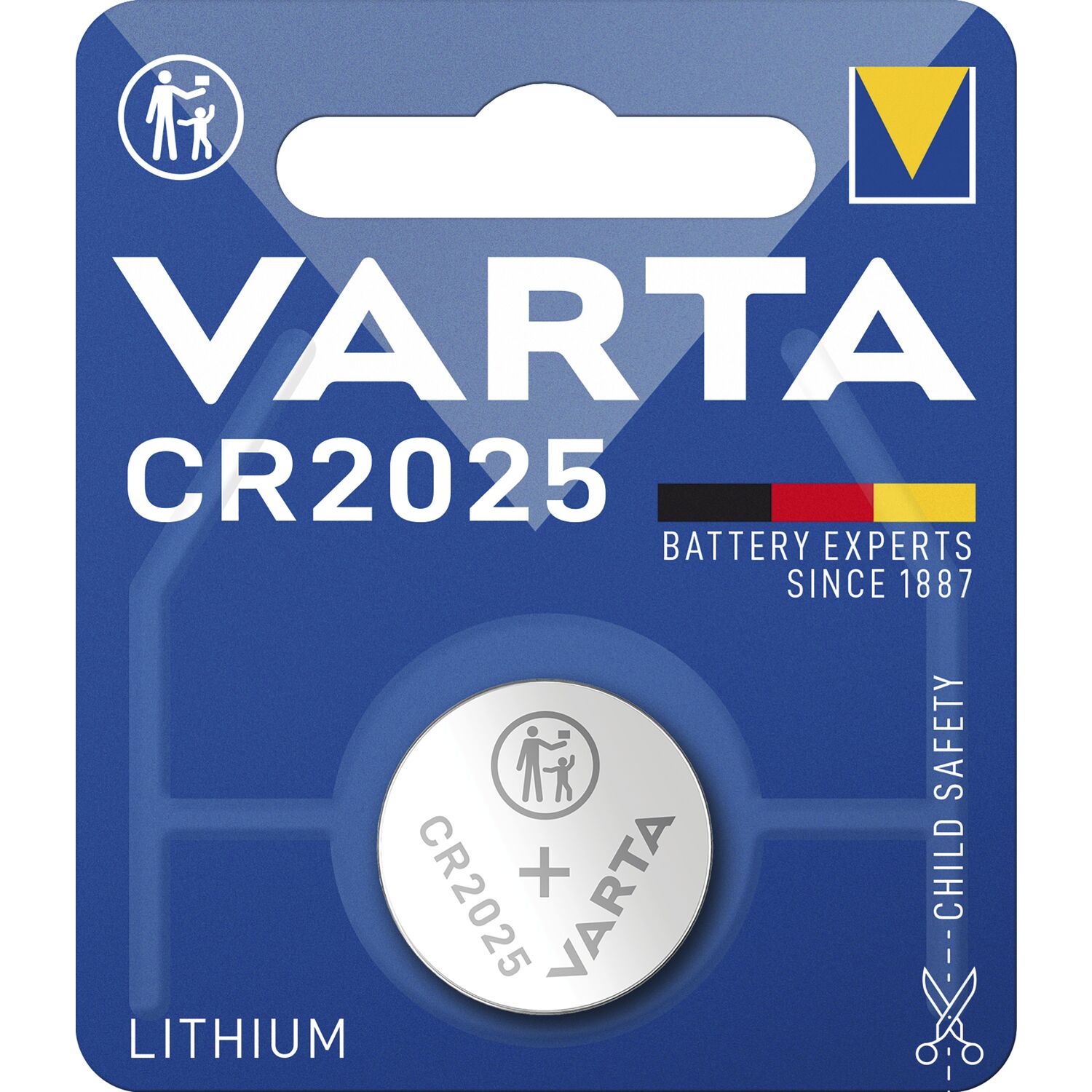 Varta Batterie Knopfzelle CR2025 3 Volt (1St)