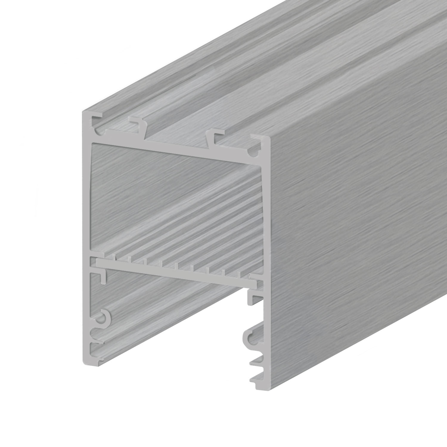 ISOLED LED Leuchtenprofil LAMP30 V2 Aluminium silber pulverbeschichtet 300cm