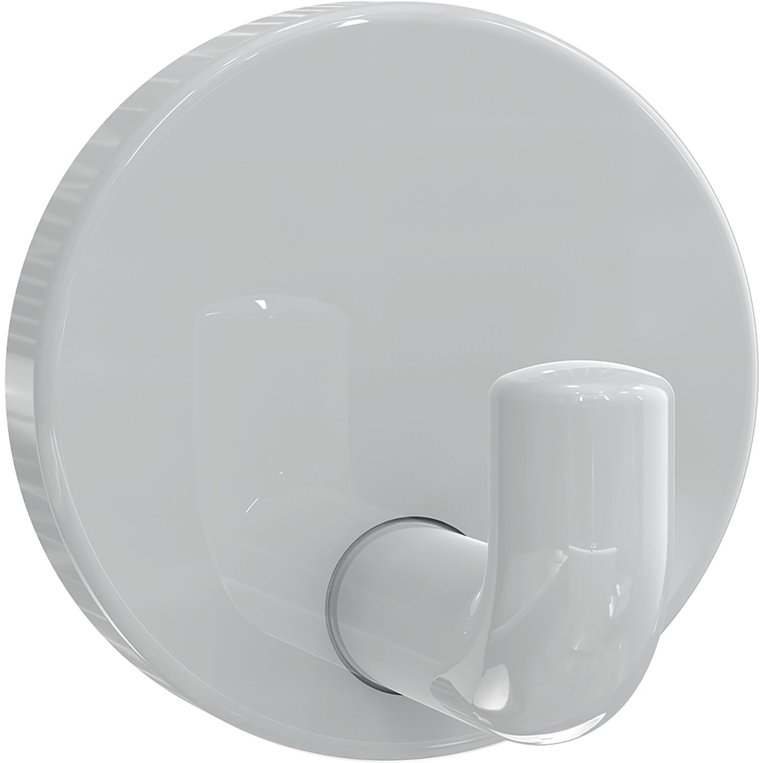 HEWI #801.90.010 97 Mantelhaken Höhe 40mm Polyamid lichtgrau glänzend