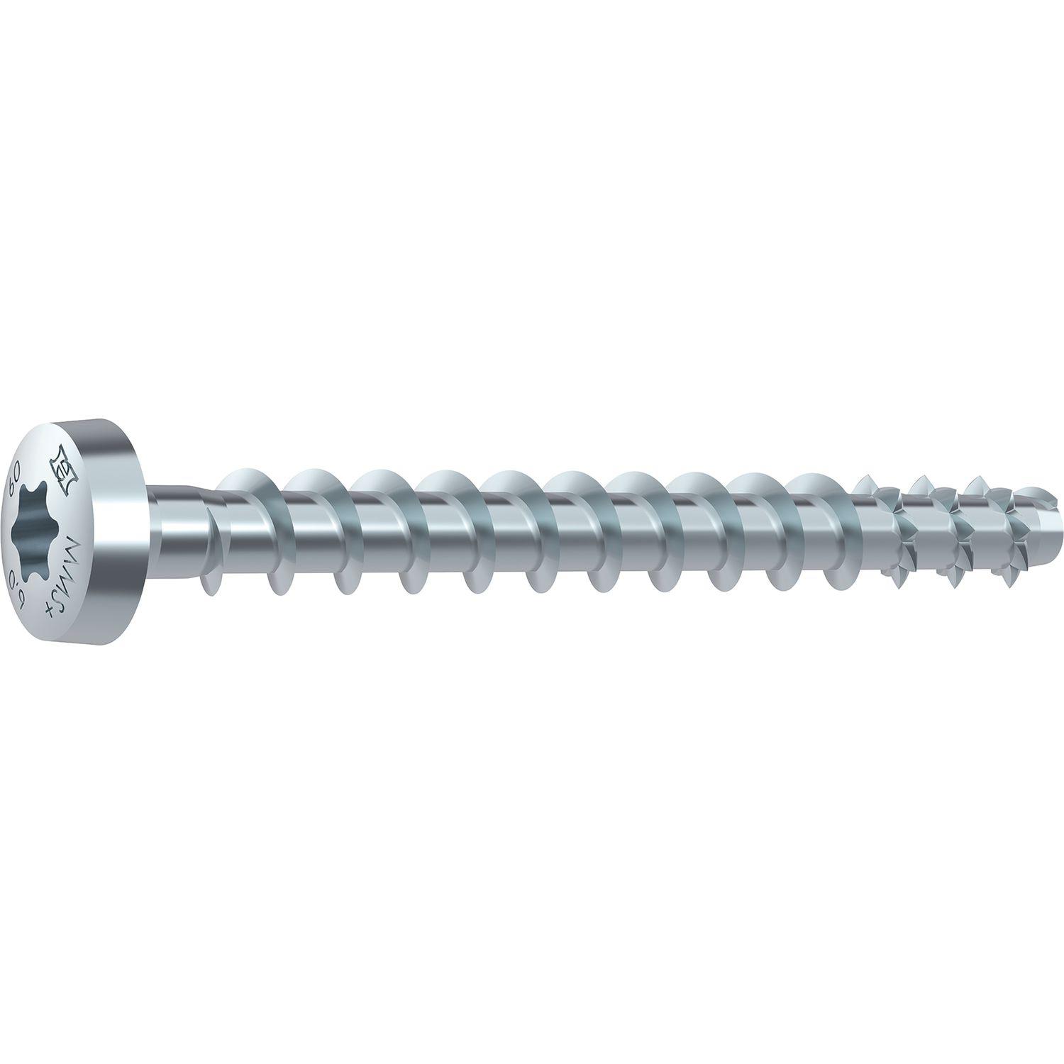 HECO-MMS plus P Halbrundkopf 5.0x 50 verzinkt Multi-Monti Schraubanker (200Stk)