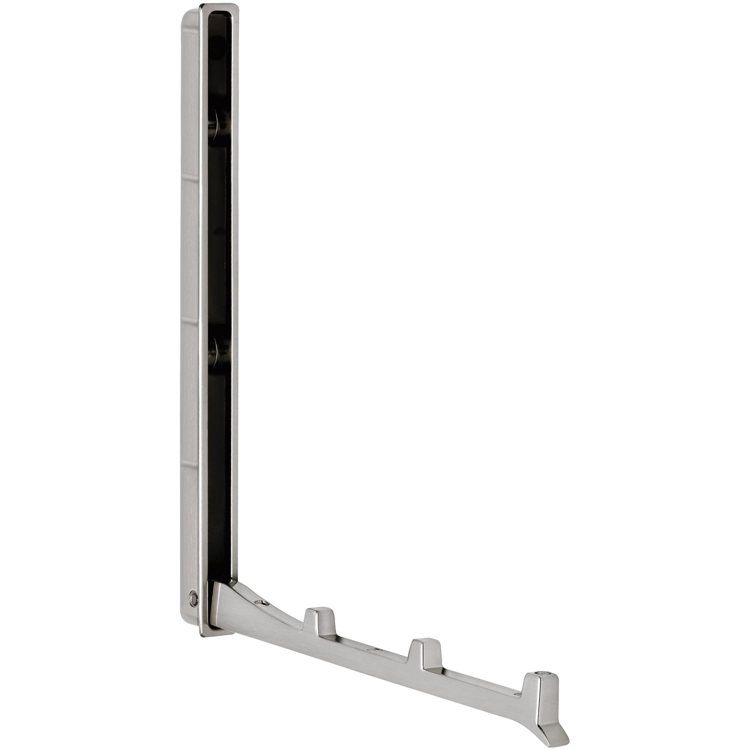 SIRO Klapphaken Came zum Einlassen - 3 Haken, Höhe 177 mm, ZN Edelstahl Effekt