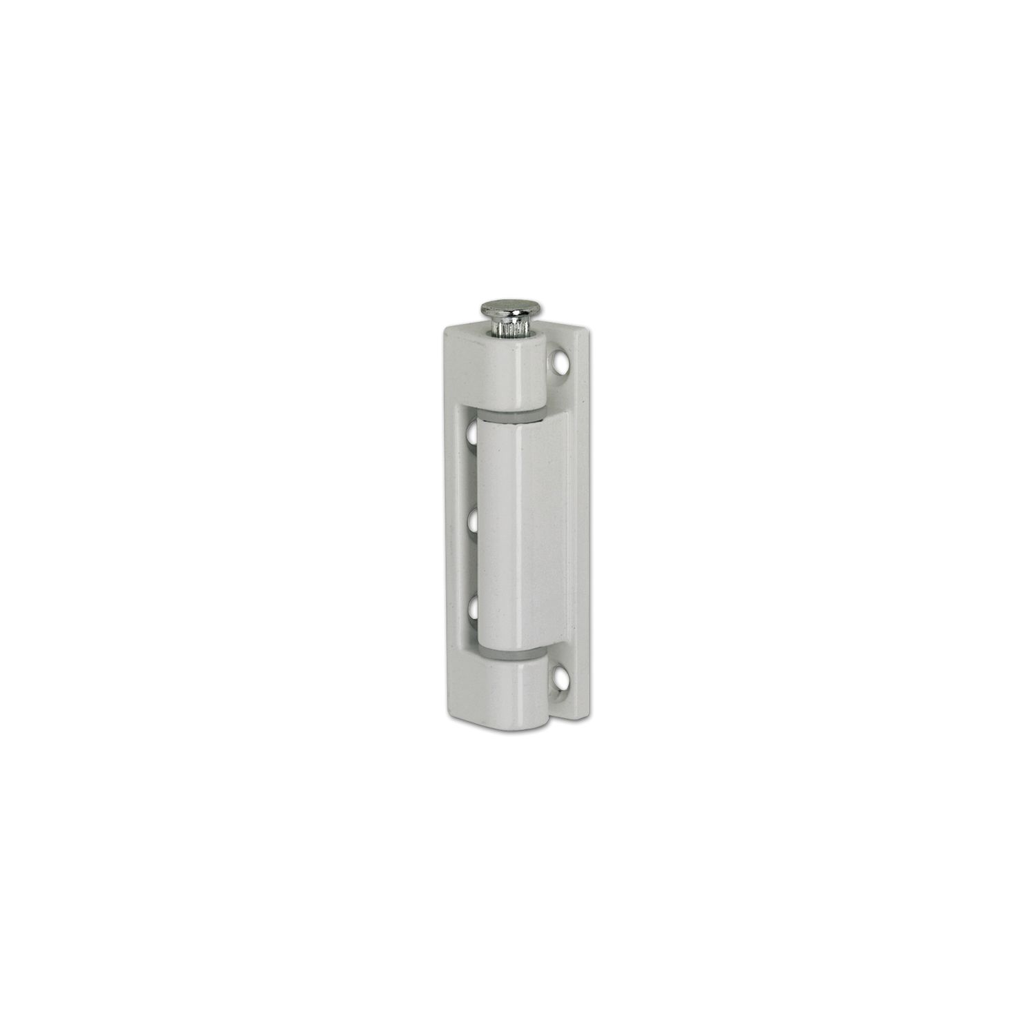 Aufschraubband 14 x 80 mm, Stahl weiß beschichtet