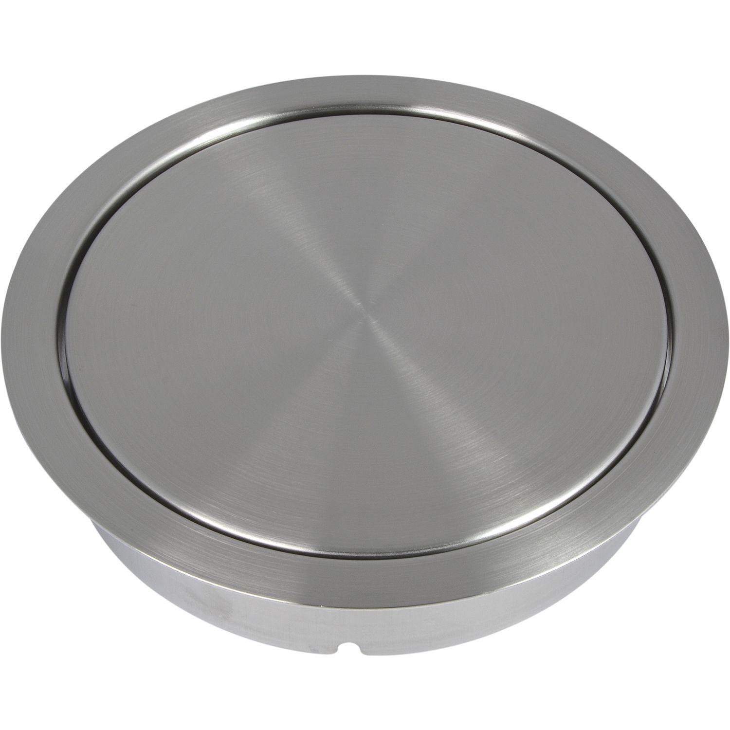 Lamp® Einwurfklappe ungedämpft rund 170 mm Edelstahl