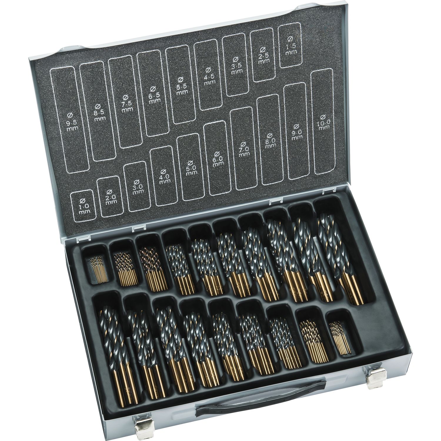 Alpen Bohrer-Kassette Sprint Master DIN338RN HSS ø 1-10 mm 170-teilig