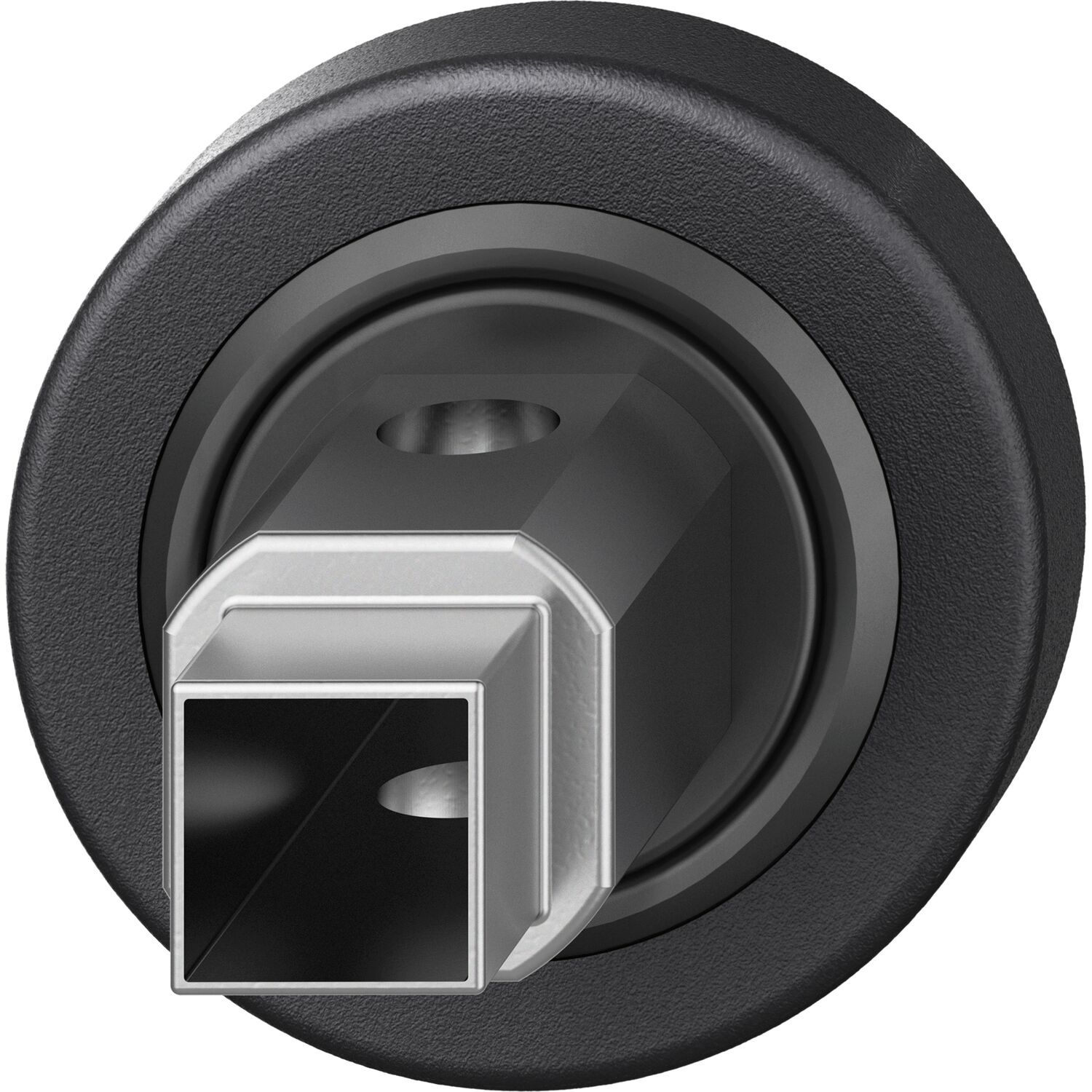 FSB Fenstergriff Adapter-Rosette rund Aluminium schwarz matt
