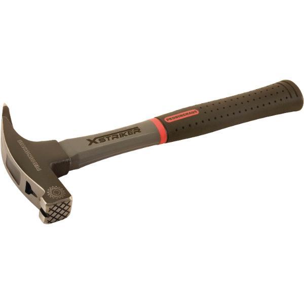 Peddinghaus Sicherheits-Lattenhammer schwarz 600 g Glasfaserstiel, Nagelhalter