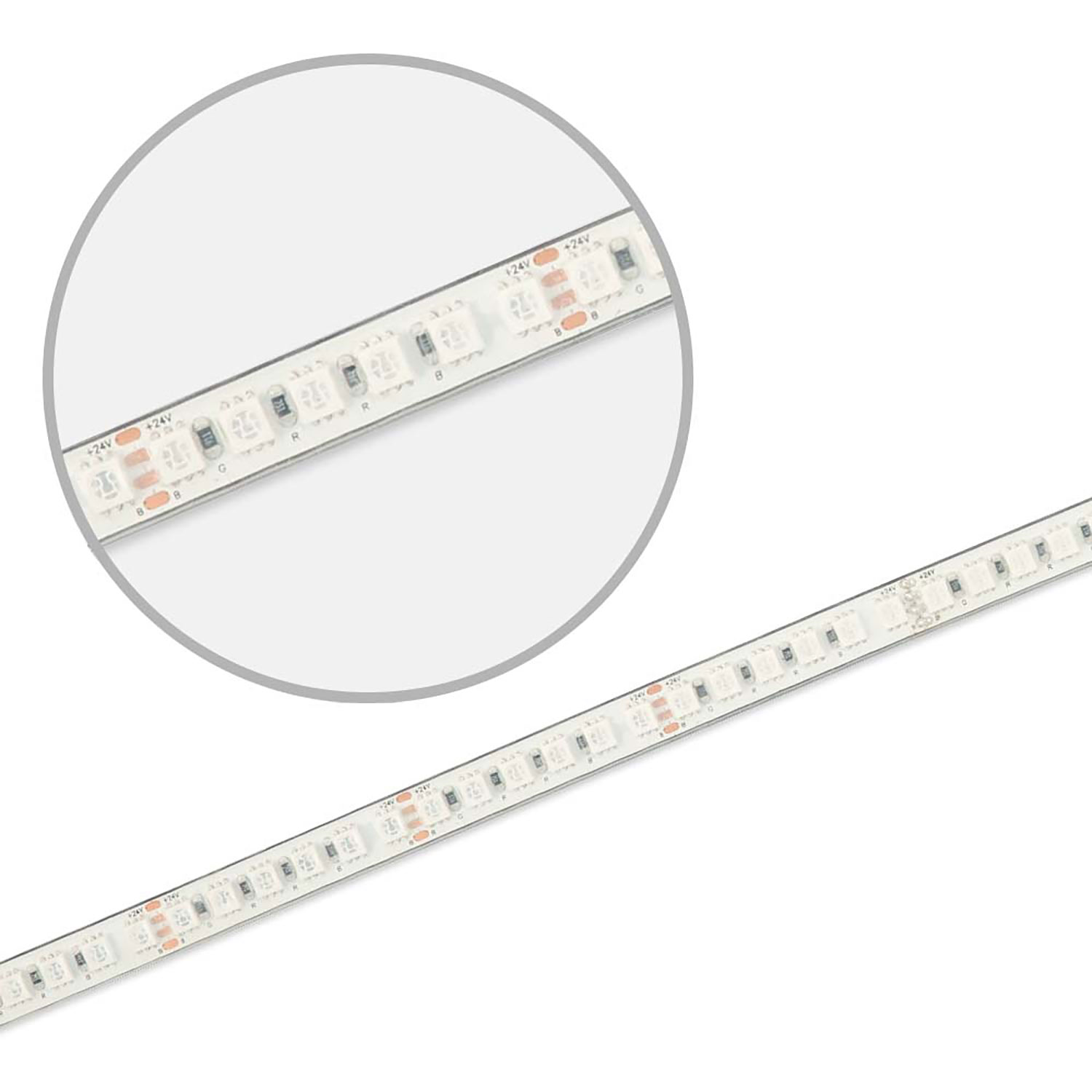 ISOLED LED AQUA RGB Linear Flexband 24V DC 12W IP67 5m Rolle 120 LED/m