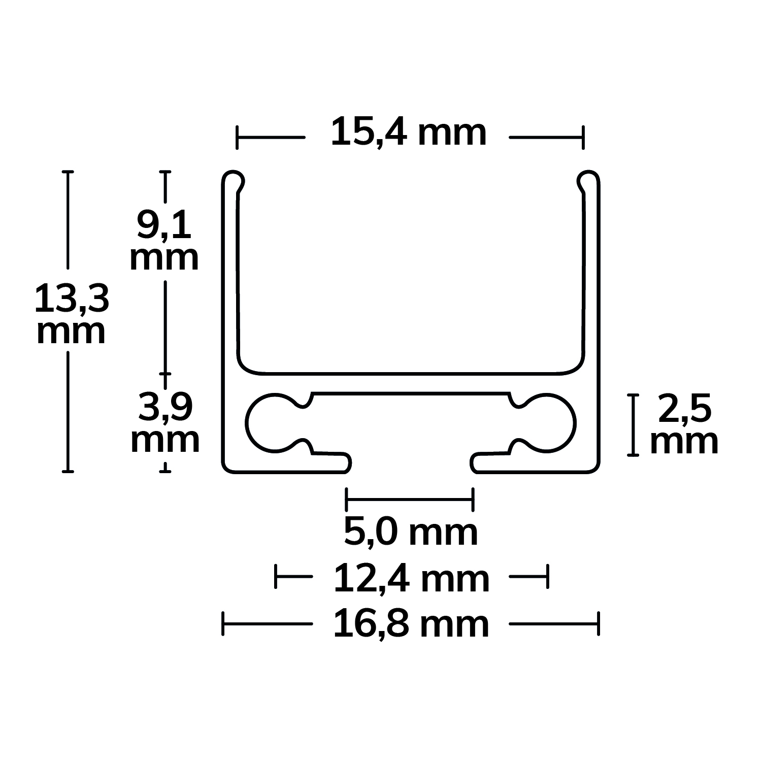 ISOLED Kabelschleuse TUNNEL 200cm