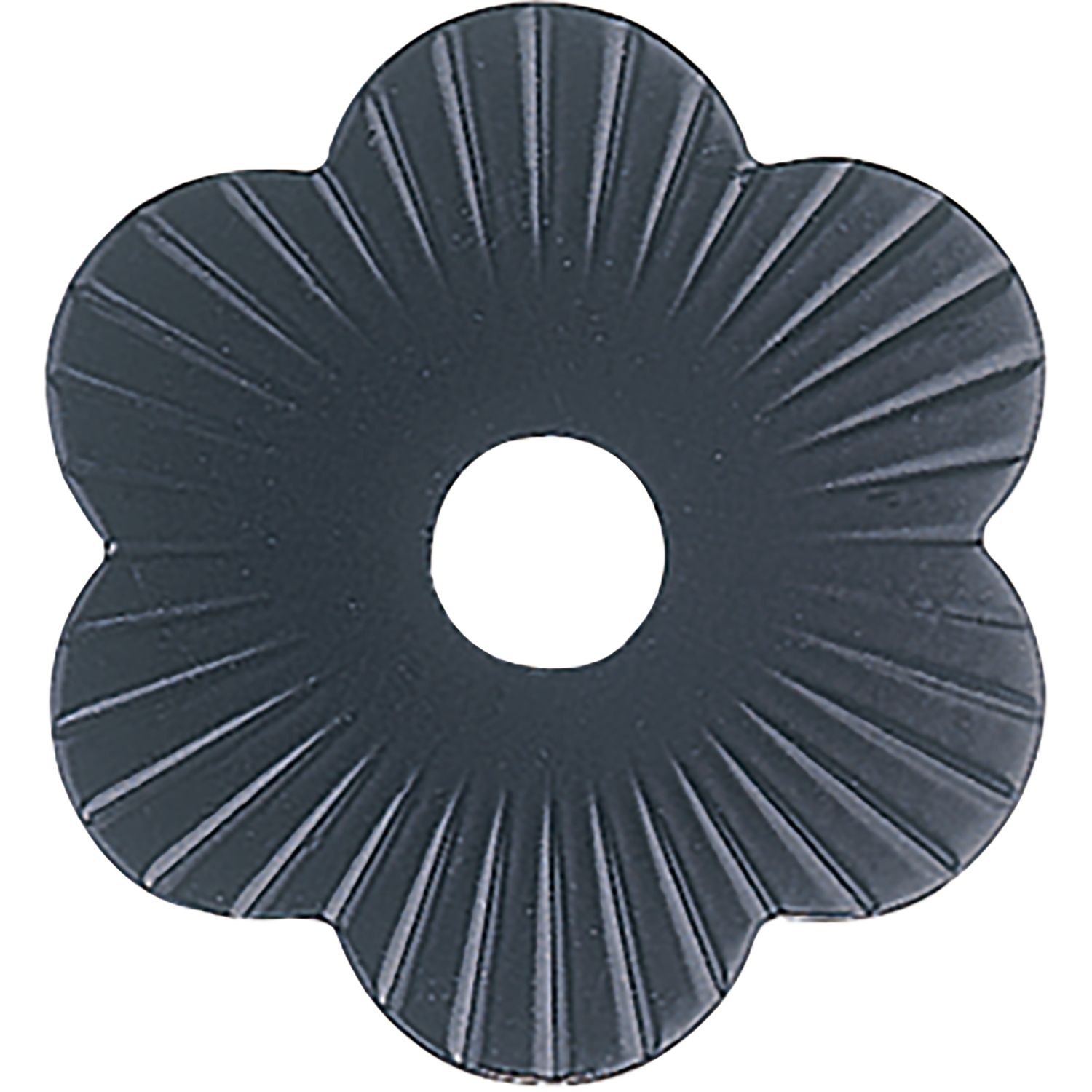 - Zierrosette Pfettenscheibe ø 80x4mm Bohrung 13mm schwarz pulverbeschichtet