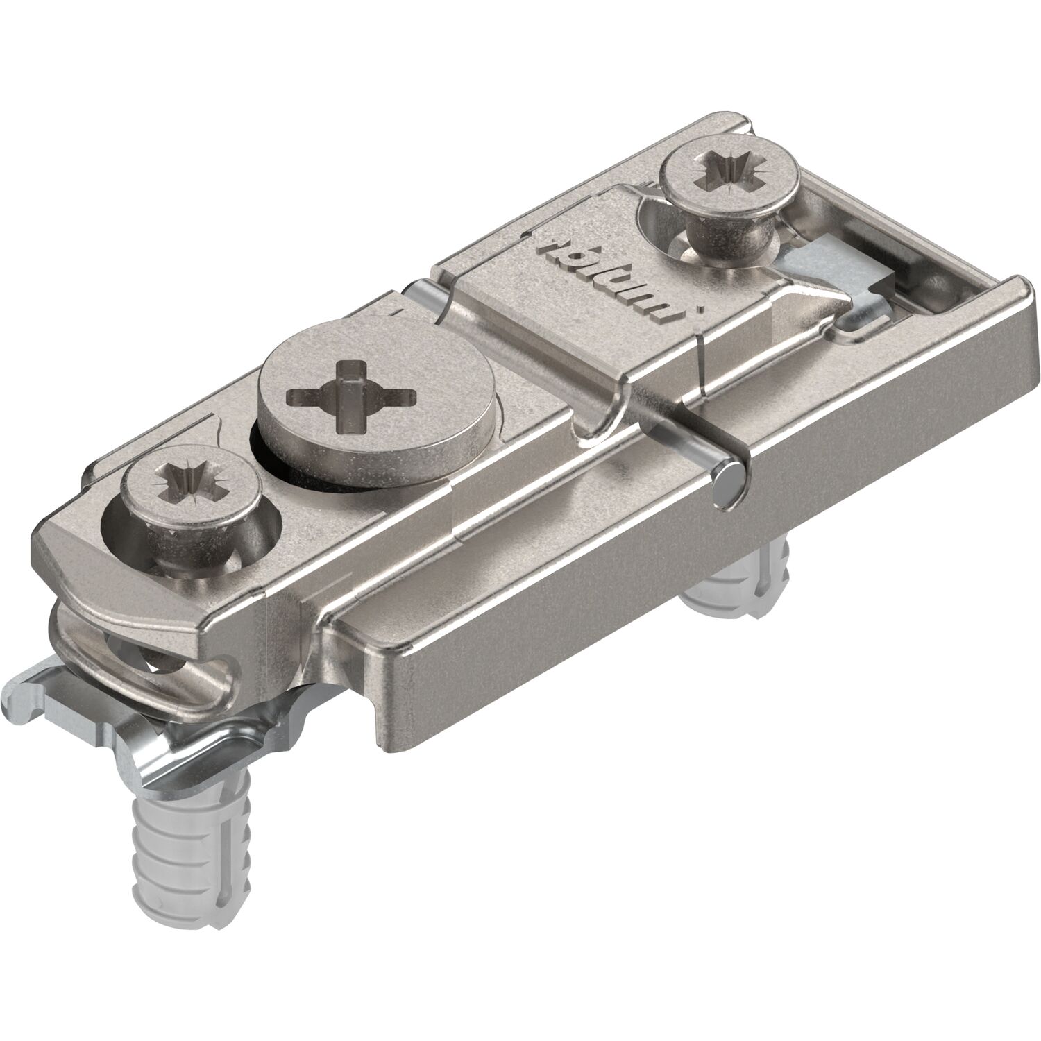 blum CLIP Exzenter Montageplatte gerade Zink EXPANDO Distanz 0mm