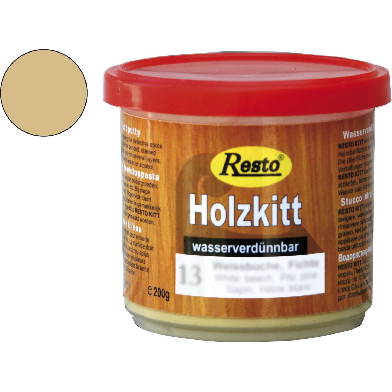 RESTO Holzkitt Buche mittel 200g