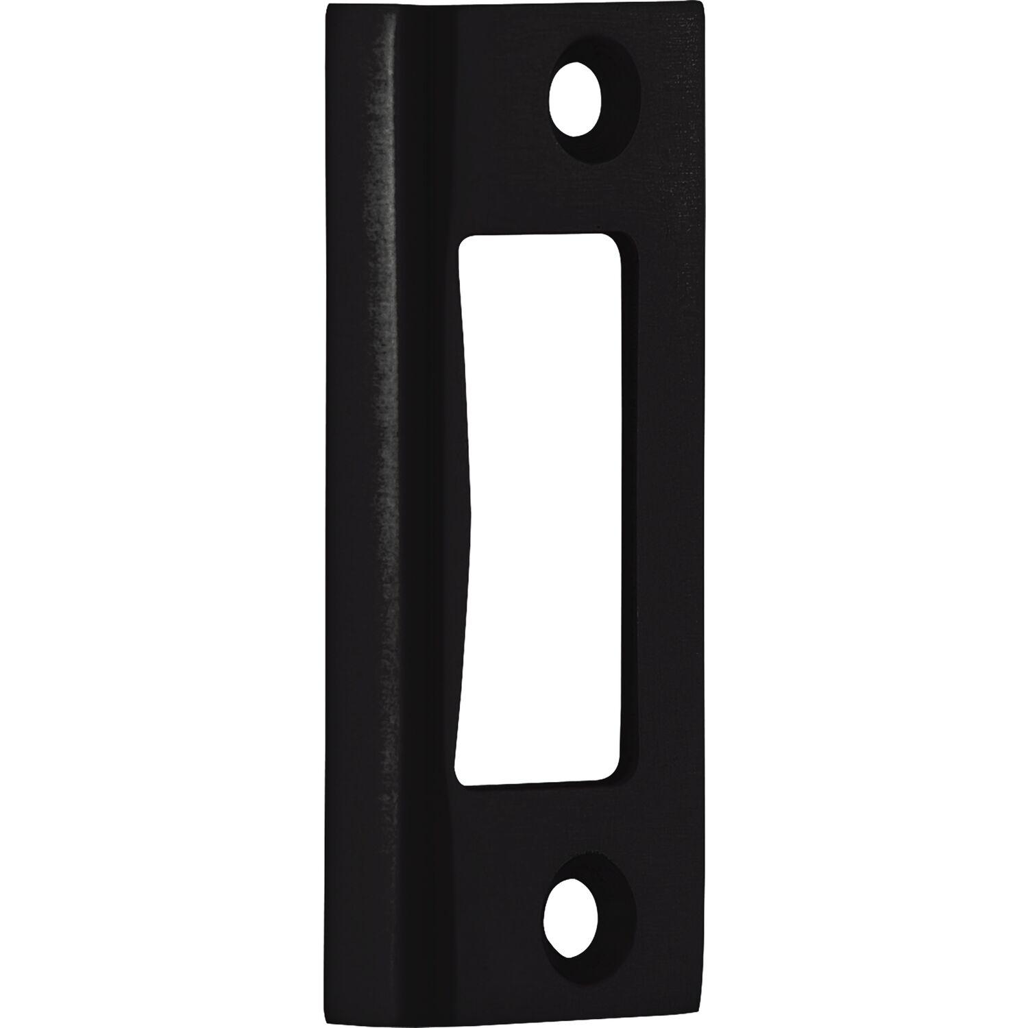 DORMA-Glas Winkelschließblech 10.401, Falztiefe 24 mm, Aluminium schwarz matt