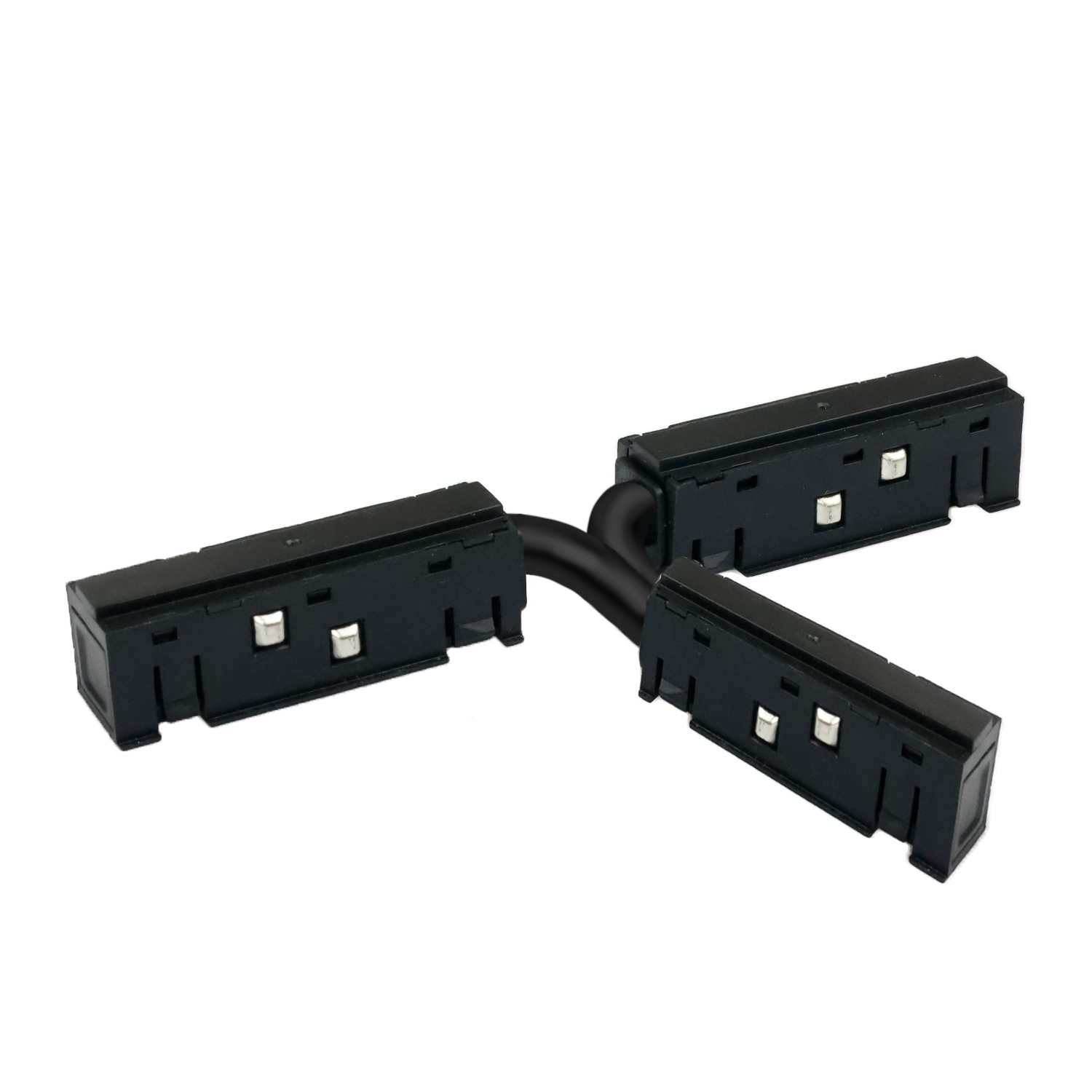ISOLED Track48 T-Verbinder flexibel schwarz stromführend max. 6A 4-polig