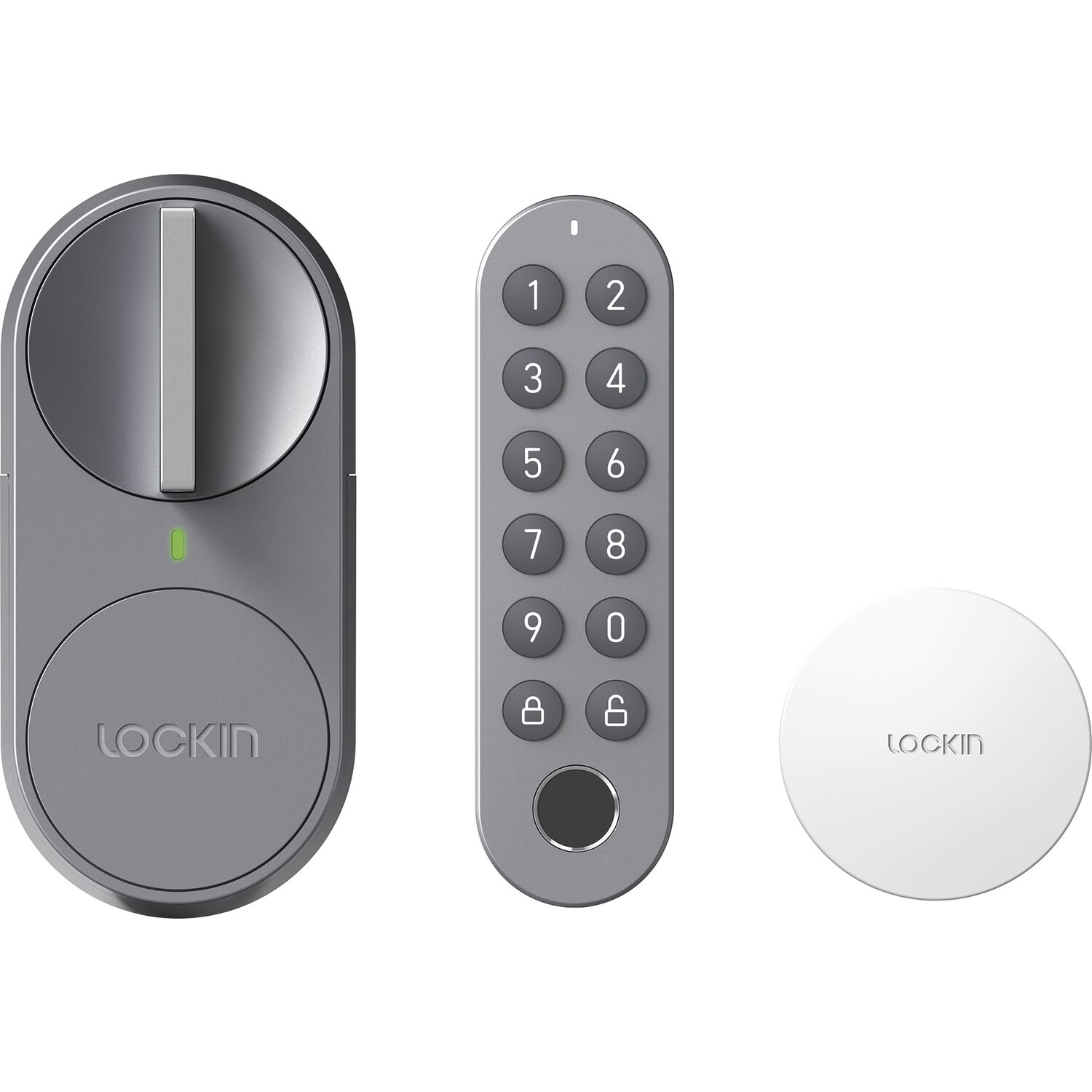 Marchesi Zutrittssystem Smart Lock G30 ohne Zylinder, Kunststoff silber