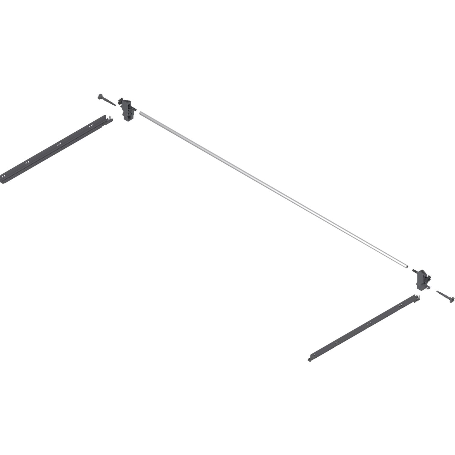 blum TANDEMBOX antaro Seitenstabilisierung nach oben gebaut, NL 450