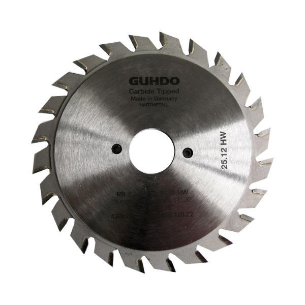 GUHDO HW-Ritzkreissägeblatt für MARTIN 3 Achsen 120x2,8-3,6x22 mm Z2x12 V/WZ