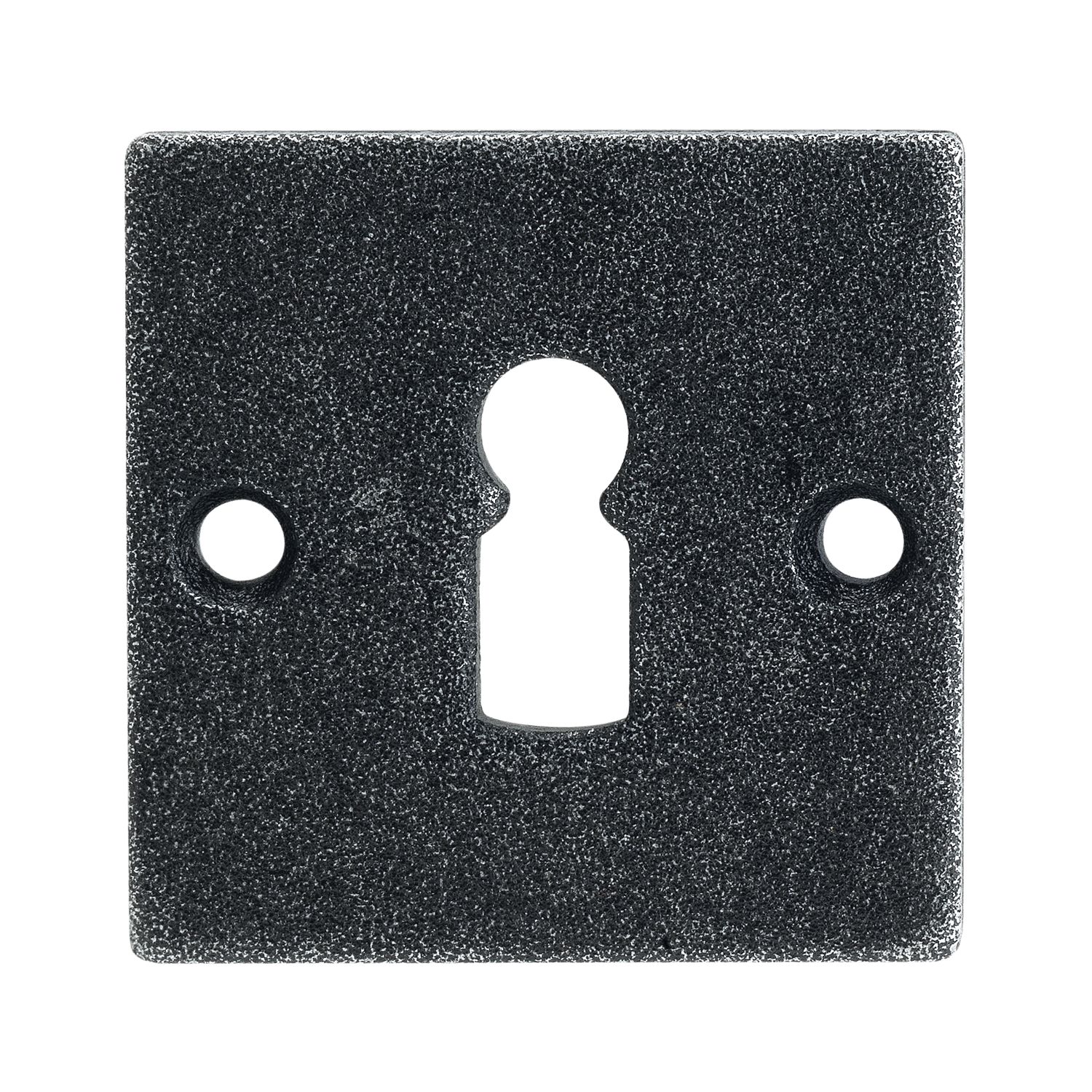 Halcö HALCÖ Schlüsselrosette HALL & SÖLL - BB, 52 x 52 mm, verzinkt schwarz passiviert