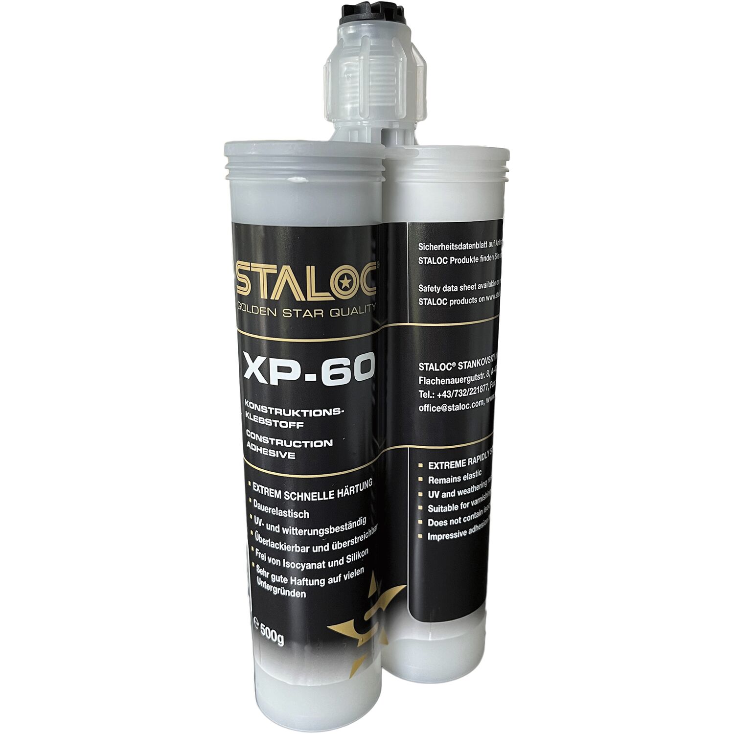 STALOC 2K Konstruktionsklebstoff XP-60 grau 500g, ohne Mischer