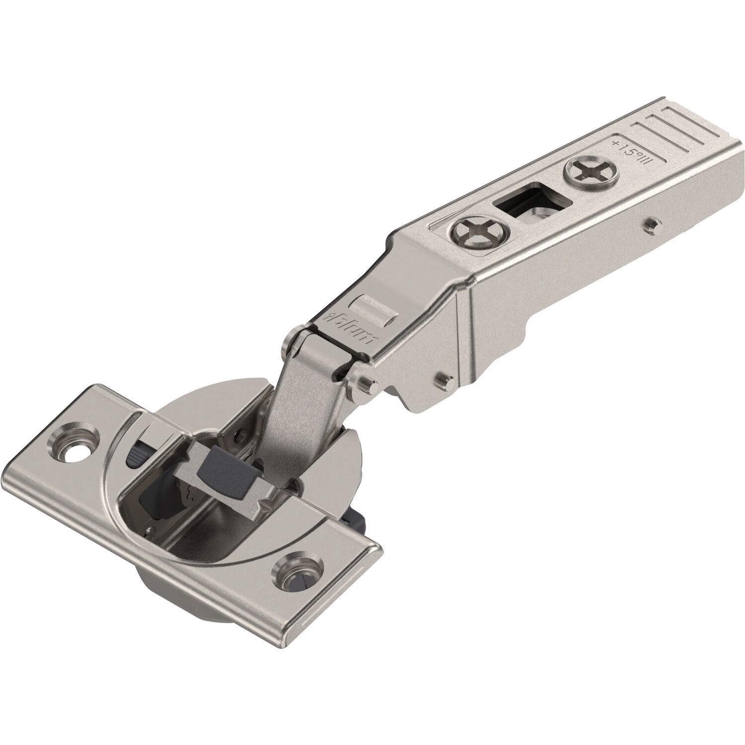 blum CLIP top BLUMOTION Winkelscharnier 15° III, max. aufschlagend, Schrauben