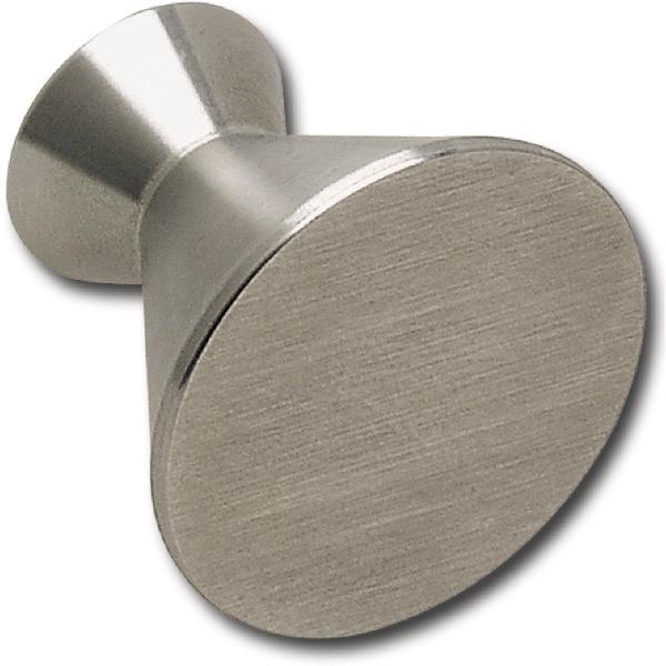 Knopf Sargas ø 28 mm, Tiefe 25 mm, Edelstahl gebürstet