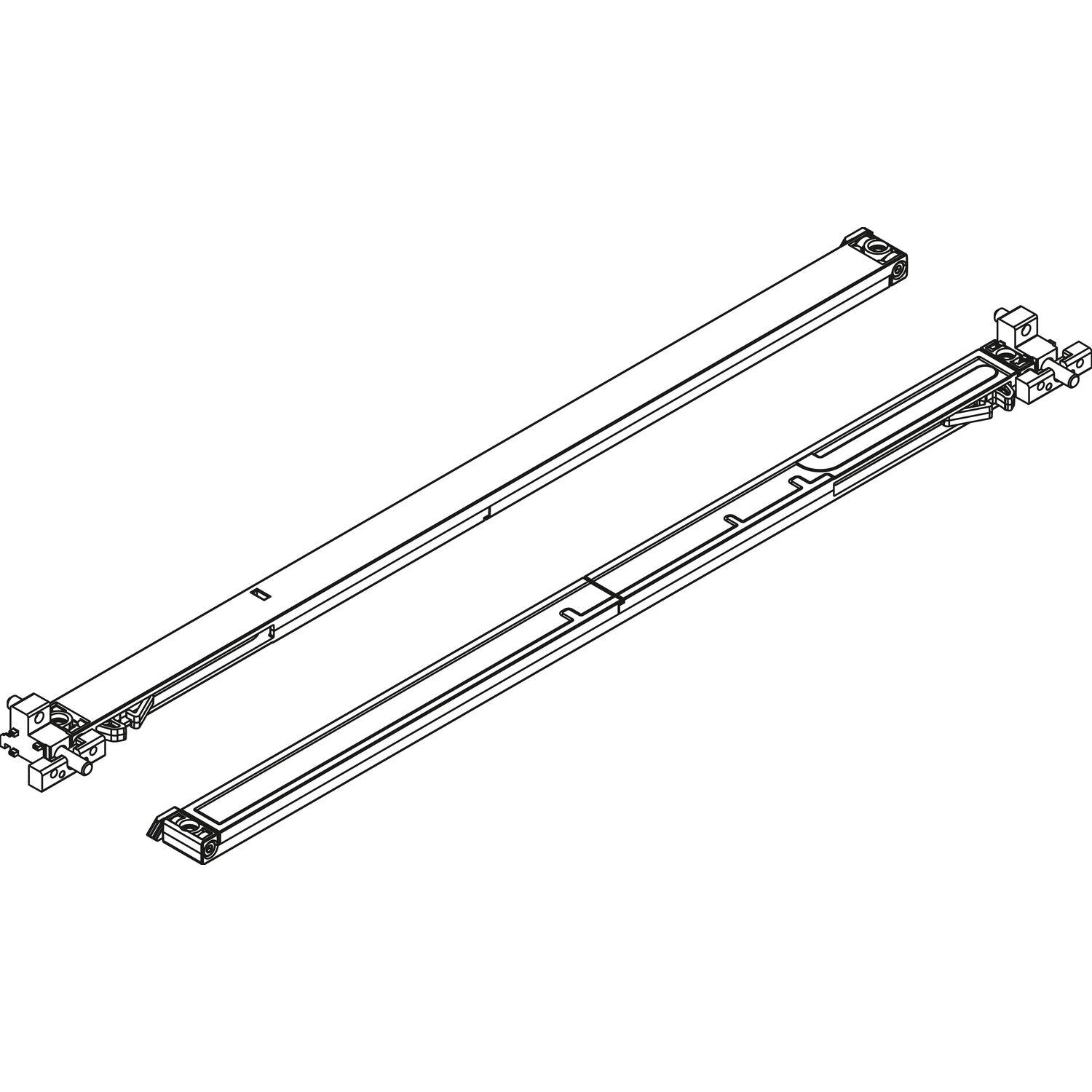 Hawa HAWA Combino 50 H MS/FS Dämpfeinzug 30 - 50 kg, 4 Stück