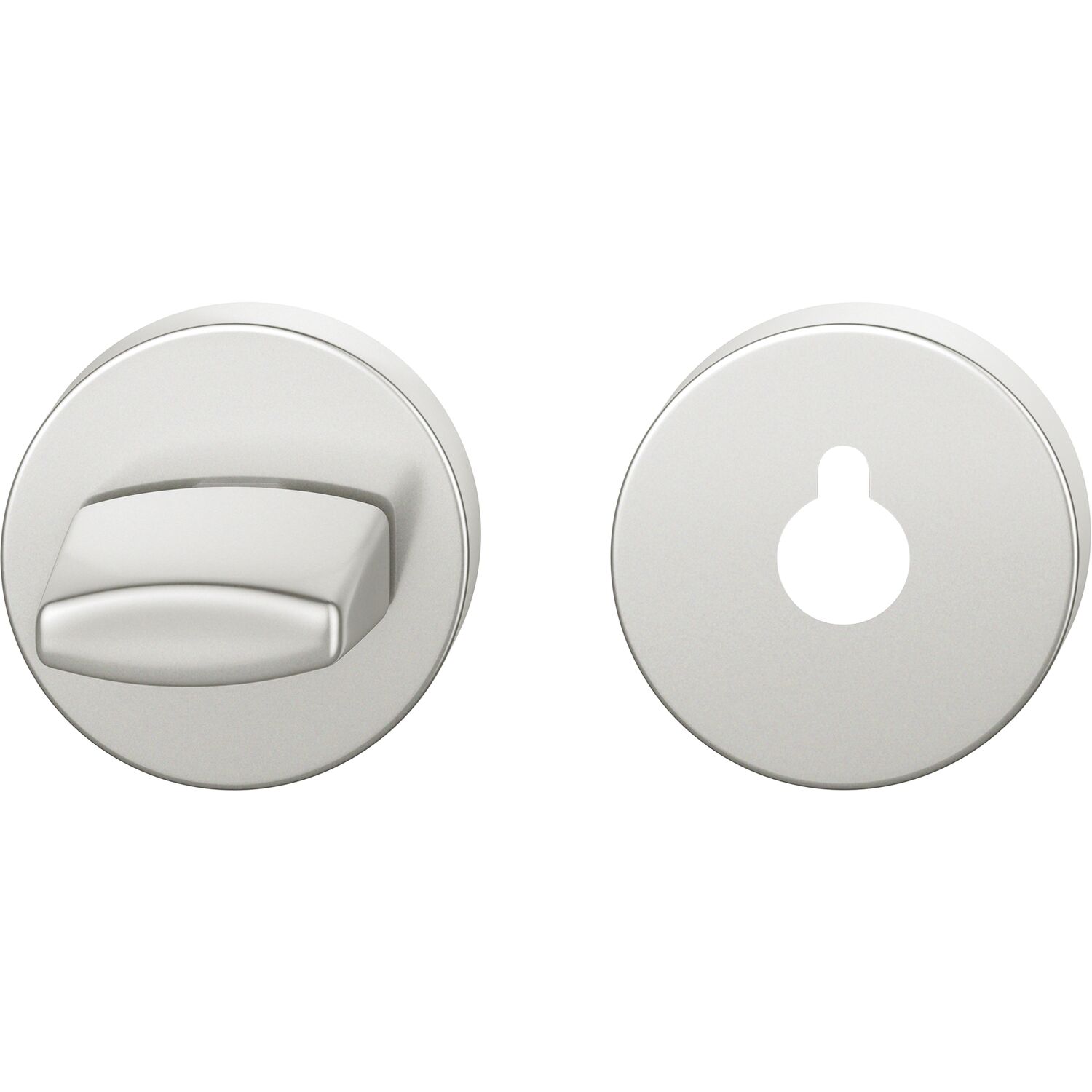 FSB WC Rosette 17 1735 00031 AGL, R/7 mm, ohne Schauscheibe, Aluminium silber