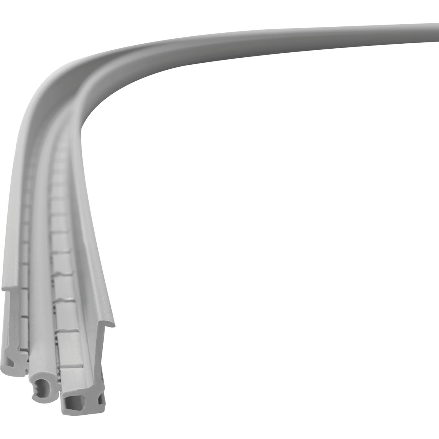 REHAU Führungsschiene FLEX,2500mm, Kunststoff lichtgrau
