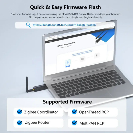 Sonoff Zigbee 3.0 USB-Dongle Plus ZBDongle-E