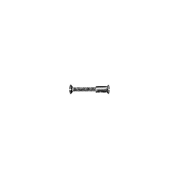 secOtec Hülsenschrauben M4 komplett TS -45mm vermessingt (4Stk)
