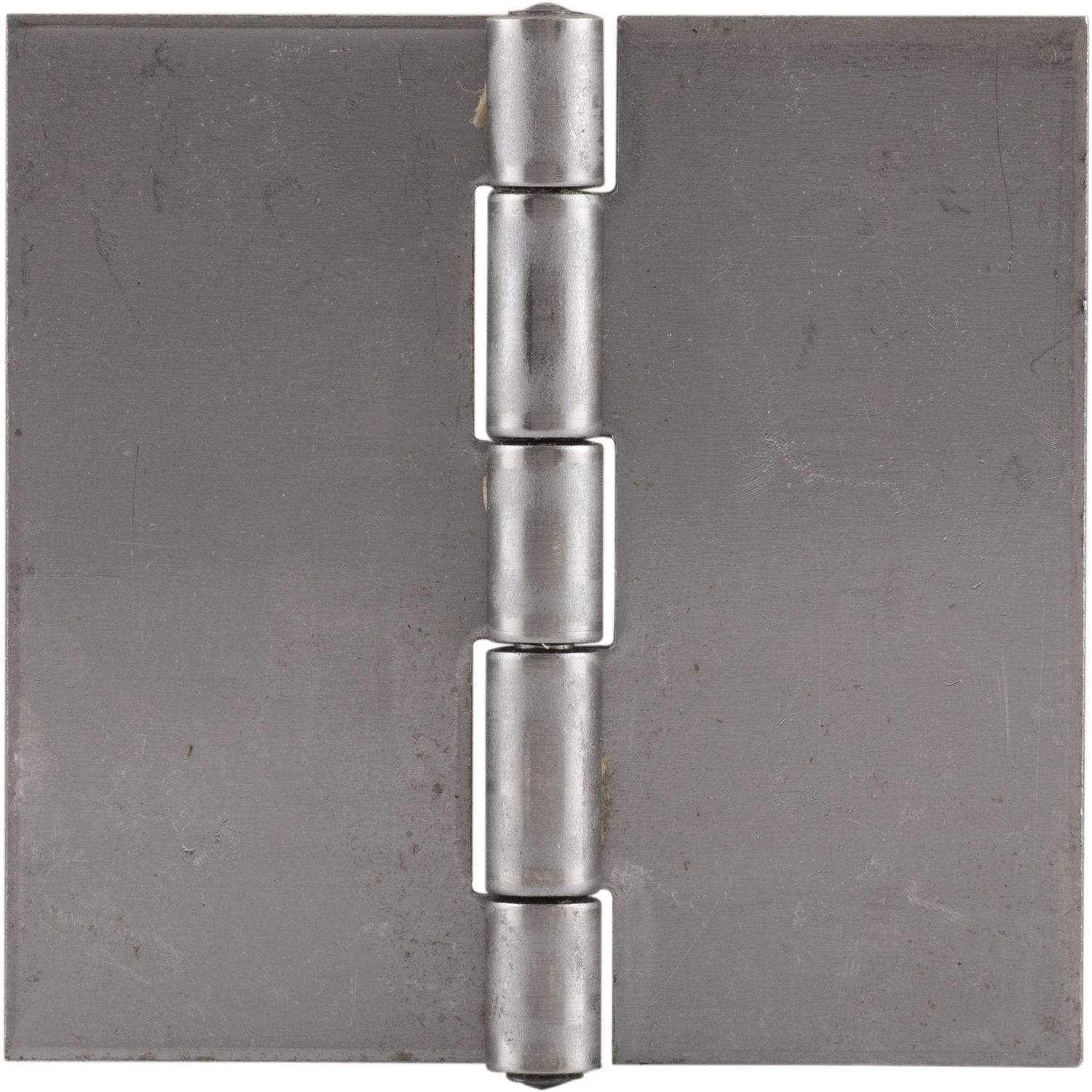 ninka Anschweißscharnier mit festem Stift, 60 x 60 x 1,5mm,Rollen ø 6,7 mm, Edelstahl