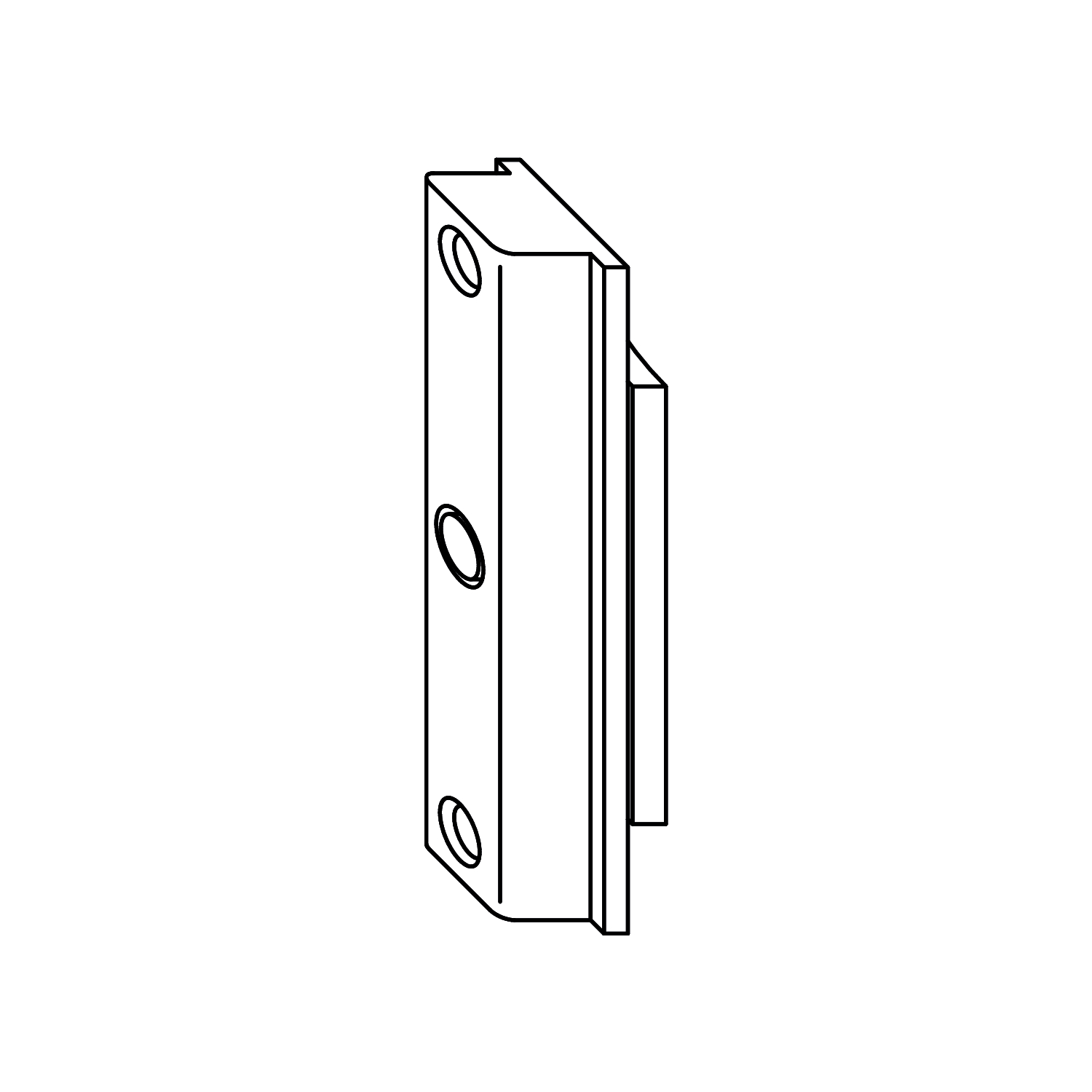 Maco #43788 MACO Anpressverschluss VV, Flügelteil, für Beschlagsnut (43788)