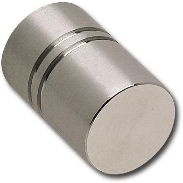 Knopf Echion ø 13 mm, Tiefe 22 mm, Edelstahl gebürstet