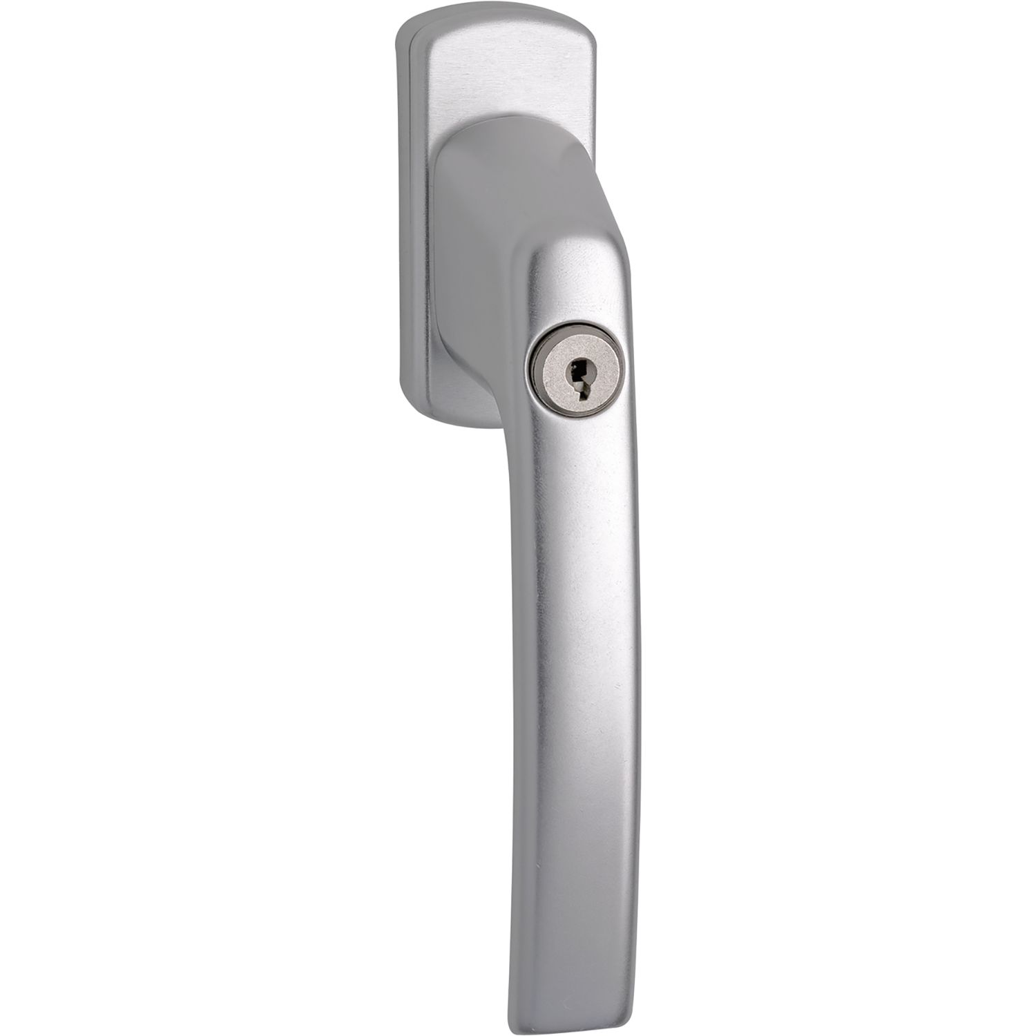 Maco #215119 Fenstergriff HARMONY Sperrzylinder Vierkant 7x43mm Alu silber eloxiert
